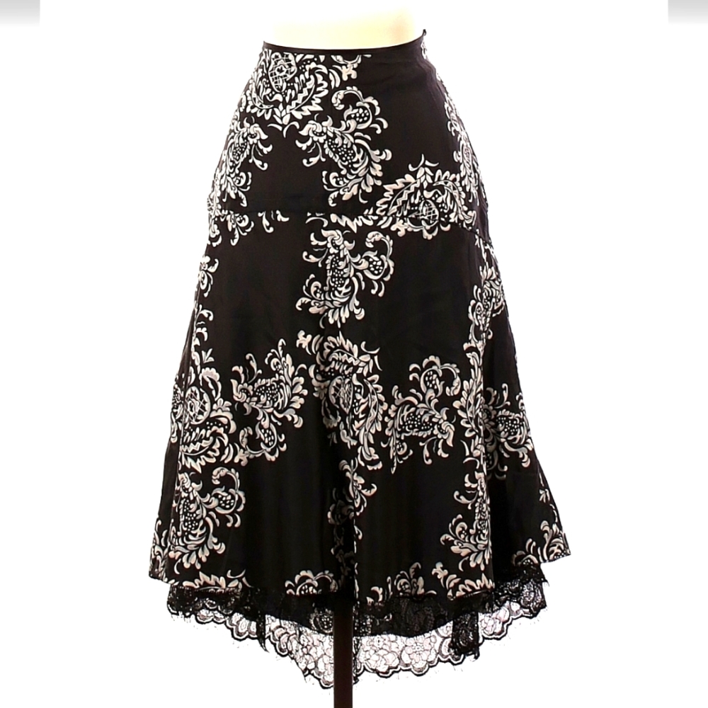 WHBM silk skirt